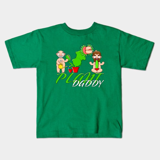 Plant Daddy Kids T-Shirt by LoveBurty